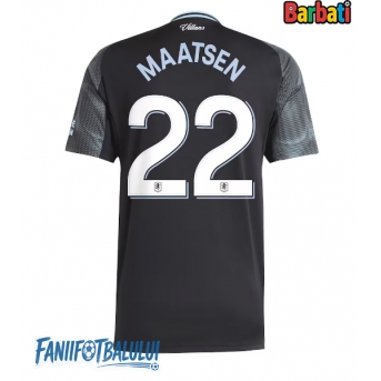 Aston Villa Ian Maatsen #22 Tricou Fotbal Replică 2025-26 Barbati Deplasare